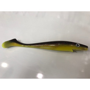 Реплика PIG SHAD 200мм Black Red FLK/Chartreuse