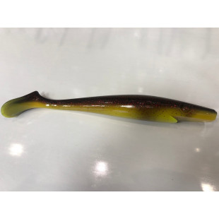 Реплика PIG SHAD 230мм Black Red FLK/Chartreuse
