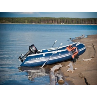 Лодка надувная транцевая Солар Максима-330 синий