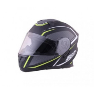Мотошлем RACER BLD-162(L) черный/желтый