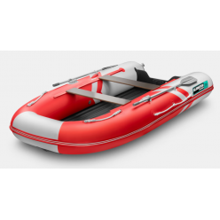 Лодка надувная Gladiator E350S красно-белый