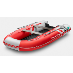 Лодка надувная Gladiator E350S красно-белый