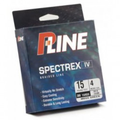 Плетеный шнур P-Line Spectrex IV 136м. 0,10мм тем-зеленый