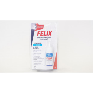 Фиксатор резьбы анаэробный разъемный FELIX синий 6мл 411040116