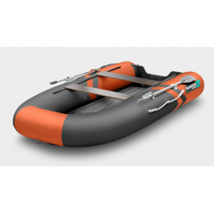 Лодка надувная Gladiator E330SL оранжево/темно-серый