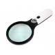 Лупа двойная с подсветкой СЛЕДОПЫТ, кратность 3х и 4,5х, вес 120 гр, d л 7 и 1,7 см, без бат