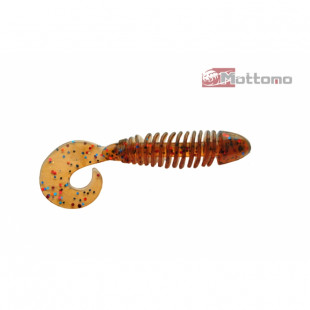 ТвистерMottomo Magic Grub Brown Oil Flake 8cm