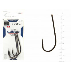 Крючки Cobra ALLROUND сер. CA129 разм. K008/0 3 шт.