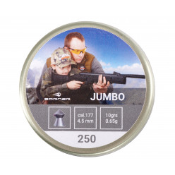 Пули Borner Jumbo 4,5 мм, 0,65 грамм, 250 штук