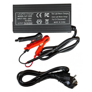 Зарядное устройство LifePO4 14,6V 20А STJ-300E пластиковый корпус