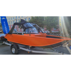 Лодка Волжанка 46 Фиш оранжевая 46F 24 F424