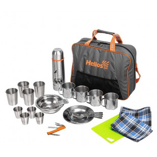 Набор для пикника Camping на 4 персоны с термосом (HS-CG-T-4) Helios