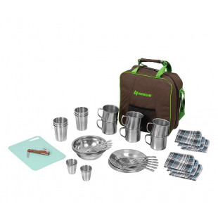 Набор для пикника Picnic на 6 персон коричневый (N-PCB-6) Nisus