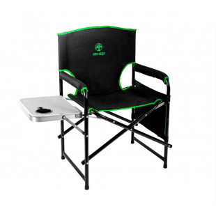 Кресло складное Кедр Black со столиком сталь SK-15-BG