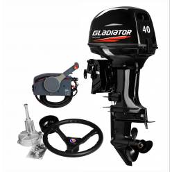 Лодочный мотор Gladiator G40FEST гидроподъем