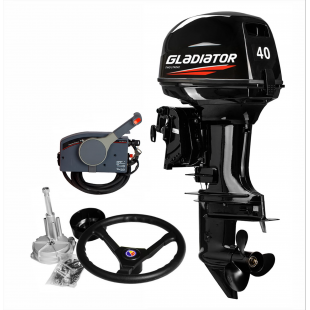 Лодочный мотор Gladiator G40FEST гидроподъем