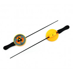 Удочка  зимняя Настенька Р-черн К-оранж О-серая