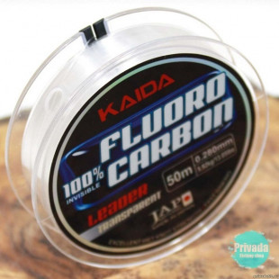 Леска KAIDA FLUOROCARBON LEADER 50 m 0,35мм