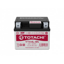 Аккумуляторная батарея TOTACHI MOTO YTX4L-BS 3.5 а/ч L AGM 90035