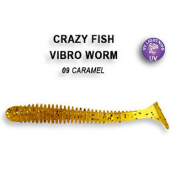 Силиконовая приманка Crazy Fish Vibro Worm 2 3-50-9-1