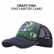 Кепка Crazy Fish Pike Hunter Camo M