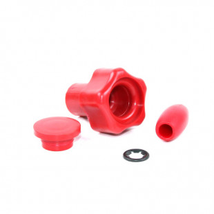 Запасные ручки для опорного колеса и хомута TRAILERCOM Red (комплект) JW0207HR