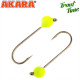 Джиг.Akara Trout Time Шар вольфрам 0,5 г. 3.5мм. кр. № 4 Yellow (3шт