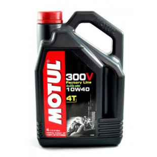 Масло MOTUL 300V 4T Factory10W40 4л синтетика