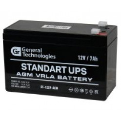 Аккумулятор GT 1207 General Technologies Standart AGM /10