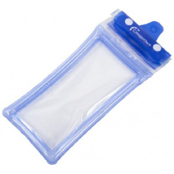 Чехол водонепроницаемый СЛЕДОПЫТ для смартфонов и документов с нашейным шнуром голубой