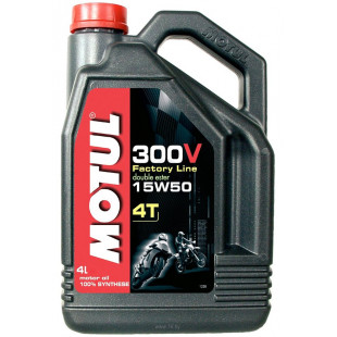 Масло MOTUL 300V 4T Factory 15W50 син.4л