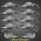 Белолобый гусь OSCAR DECOYS  Speckbelly Goose (10шт) мягкий пластик