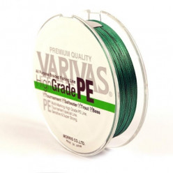 Плетеный шнур Varivas HIGT GRADE PE 150м 1.2 (0,185мм) green