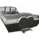 Алюминиевая моторная лодка RusBoat-43 JET PRO транец 380мм с доп. опциями