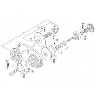 Диск сцепления Arctic Cat АТВ 0823-484