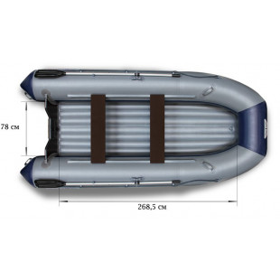 Надувная моторная лодка ФЛАГМАН-380L