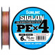 Шнур Sunline Siglon PEx4 150m (Multicolor 5C) #1.2(0,185)/20LB