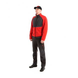 Костюм флисовый POLAR красный/графит 52-54 182-188