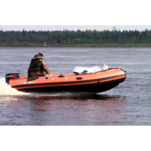 Лодка надувная транцевая Солар Максима-450 К оранжевый