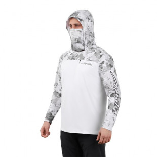 Джерси Aquatic Дж-08 с капюшоном и баффом White Camo р-р S