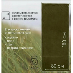 Вкладыш из флиса Чайка (180*80) без чехла
