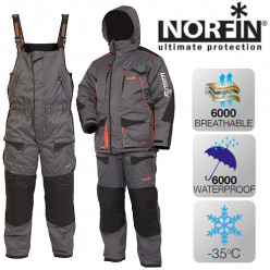 Костюм зимний Norfin DISCOVERY GRAY р.XL 451104