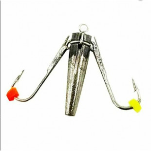 Мормышка Ведьма 2,5 петля серебро, бисер 0,6гр.