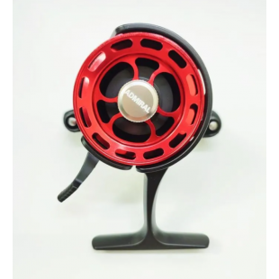 Катушка зимняя мультипликаторная ADMIRAL ADM 60L красная левая