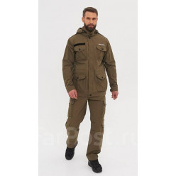 Костюм летний Крафт тк Ravena Peach Wash цв.олива р-р 52/54-182/188