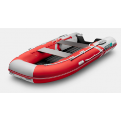 Лодка надувная Gladiator Е420S красно-белый