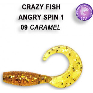 Силиконовая приманка Crazy Fish Angry Spin 1.8 79-45-9-6