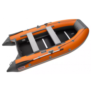 Моторная лодка ПВХ Hunter Keel 3200 оранжевый/графит КОМБИ