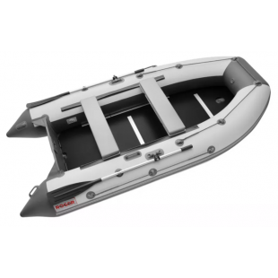 Моторная лодка ПВХ Hunter Keel 3500 белый/графит КОМБИ