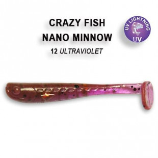 Силиконовая приманка Crazy Fish Nano Minnow 1.6 6-40-12-6